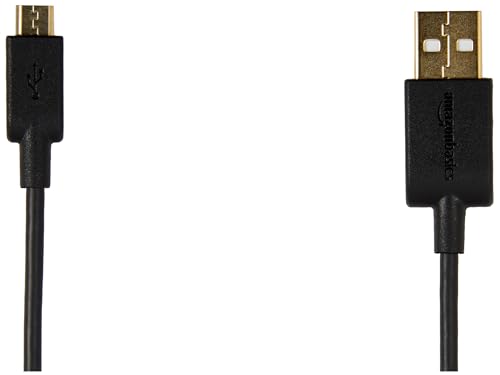 Amazon Basics 3-Pack USB-A to Micro USB Charging Cable, 480Mbps Transfer Speed, Gold-Plated Plugs, USB 2.0, 3 Foot, Black by Amazon Basics - Image 3