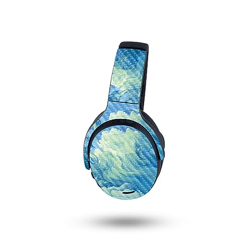 Image of MightySkins Carbon Fiber Skin Compatible with Skullcandy Crusher ANC 2 - Visionary | Protective, Durable Textured Carbon Fiber Finish | Easy to Apply, Remove, and Change Style