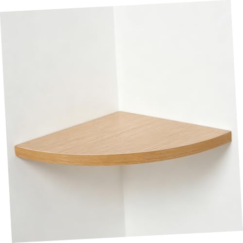Estante esquinero de madera de estructura estable y montaje sin taladro (2 piezas) 8