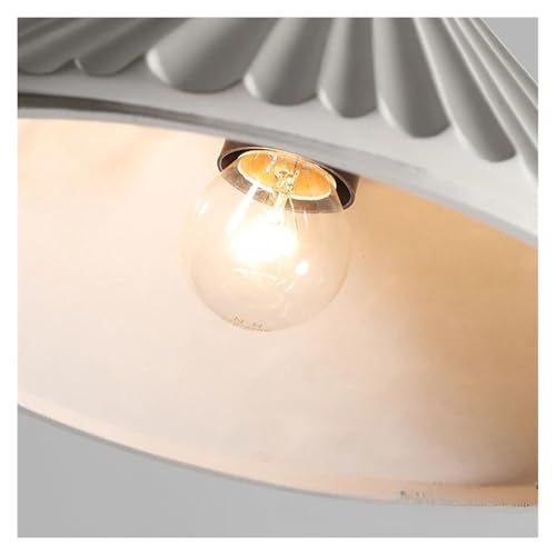 Lustre rétro ciment pour chambre et décoration intérieure à éclairage LED - 4