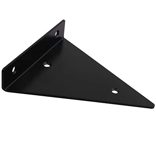 Reggimensola Piastra Cieca Nera,Staffa per Mensola...