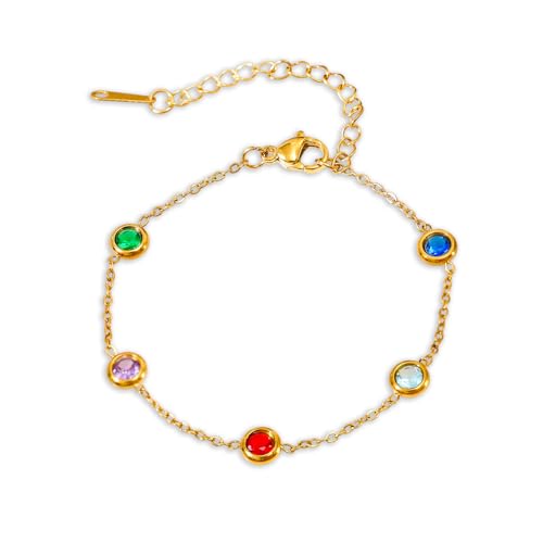 Image of Rubans Demi Fine Stainless Steel Bracelet Waterproof Gift for Women & Girls