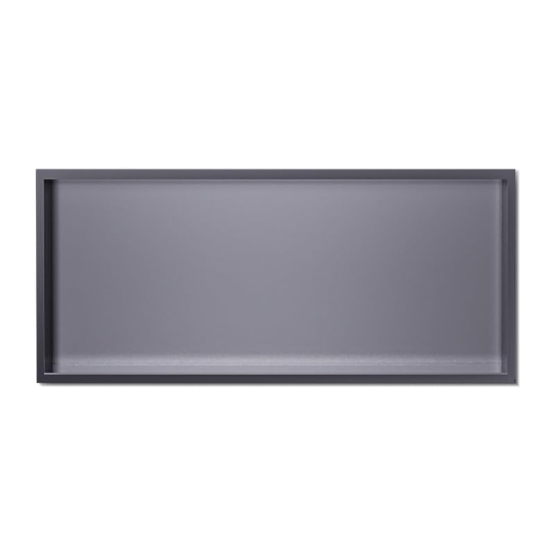schowki łazienkowe, Nisza prysznicowa ze stali nierdzewnej z oświetleniem LED, wielokolorowa, wiele rozmiarów(Light Gray-a,90x28x12.5cm)