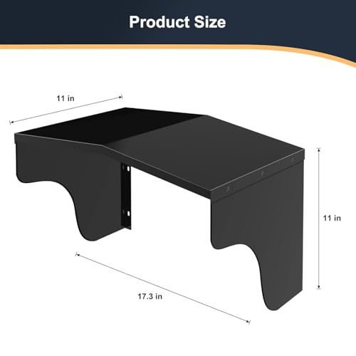 Image of EV MASTER EV Charger Weather Protection Cover | Heavy-Duty Alloy Steel Wall-Mount Rain Shield & Protective Roof for Electric Vehicle Charging Station, Universal Fit for Home Wallbox Chargers