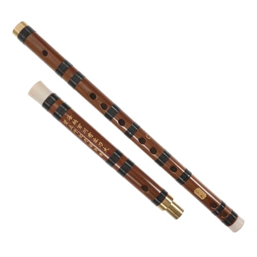 Parliky Flute Set with Storage Pouch Key C Traditional Chinese Dizi for Beginners Lightweight and Portable Musical Instrument for