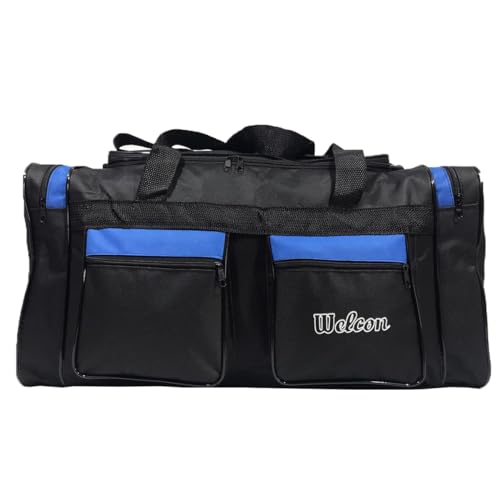 Mala de Viagem Grande Reforçada Welcon bolsas Dois Bolsos (Azul)