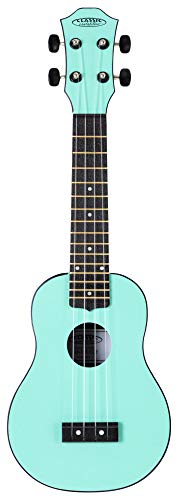Classic Cantabile OV-04 BK ukulélé turquoise - Les Beatles, Paul McCartney, John Lennon, RIngo Starr, George Harrison Classic Cantabile OV-04 BK ukulélé turquoise – Image 4