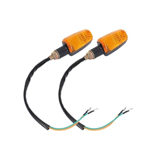 Feux stop clignotants moto 6V universels avec lentille ambre pour scooter et vélo