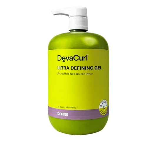 DevaCurl Ultra Defining Gel Strong Hold Non-Crunch Styler, Bright Breeze, 32 fl. oz