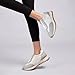 IXU Womens Sneakers Casual Lace-Up Walking Shoes for Women with Non-Slip Sole, Womens Fashion Sneakers Patchwork Designed, Breathable Lining for Tennis, Running, Daily Errands Stylish & Comfortable