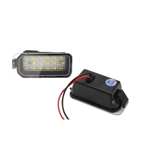 Iluminación matrícula vehículo de alta intensidad compatible con Focus y Jaguar