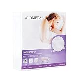 ALDMEDA Coral Velvet Softness Waterproof Mattress Protector  Hypoallergenic  Mattress Cover  Vinyl F