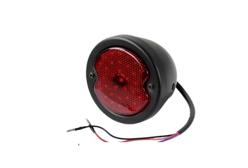 Feu arrière LED 12V pour moto rétro chopper et bobber vintage