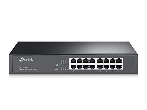 TP Link TL SF1016DS commutateur réseau Non géré Fast Ethernet 10100 1U Neuf - vue 7