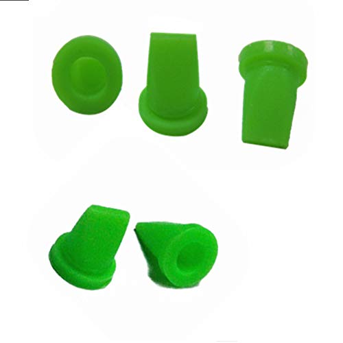 10 Pieces Green Silicone Duckbill Valve One-Way Check Valve 6.3 x 3.3 x 7.3MM for Liquid and Gas Backflow Prevent