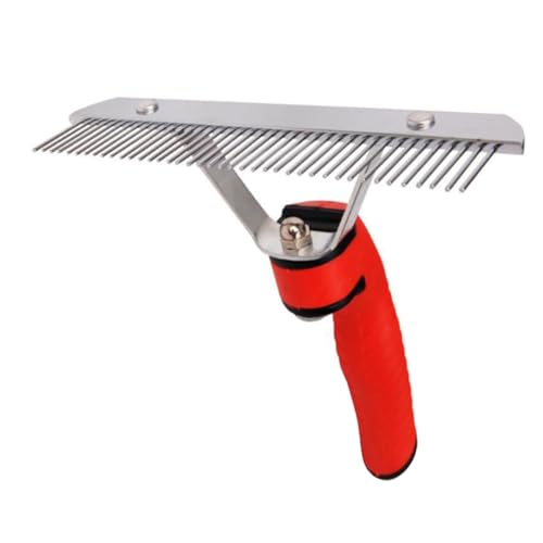 HOMOBABE Single Row Dog Hair Comb Practical Pet Grooming Tool for Easy Use for Cats and Dogs Space Saving Design for Home and Shop