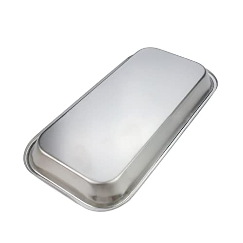 HDOYTXXM Plateau de Rangement Multifonction en Acier Inoxydable, Organisateur d ' Instruments de Laboratoire, Station de Laboratoire, Plat carré en métal, Plateaux en Acier Inoxydable pour la Cuisine – vue 2