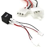 iJDMTOY GL88T1 Electronic LED Flasher w/ Wiring Adapter Kit Compatible With Honda Gold Wing GL1800 F6B Bike Fix LED Turn Signal Bulbs Hyper Flash Issue