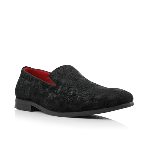 Image of Ferro Aldo Men's Dress Loafer Collection | Modern & Classic Slip-On Styles | Available in Suede, Woven, and Wholecut