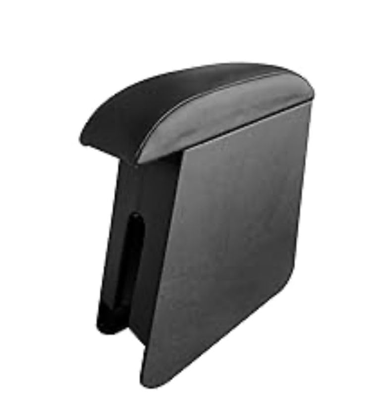 Image of SOROO Car Center Wooden Adjustable Automatic Storage Organizer Console Armrest Support For Spresso black.