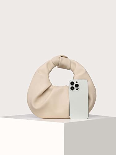 Verdusa Women's Ruched PU Leather Hobo Handbag Clutch Purse - Image 3