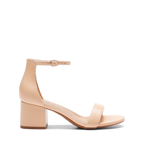 Image of DREAM PAIRS Women's Comfort Low Block Heel Sandals
