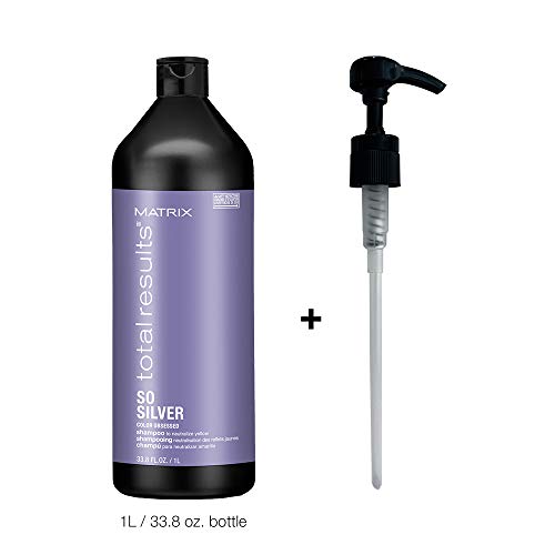 Universal Dispensing Pump | Shampoo And Conditioner Bottle Pump | Fits 1L Bottles (33.8Oz) | Black | By Matrix #TOP4