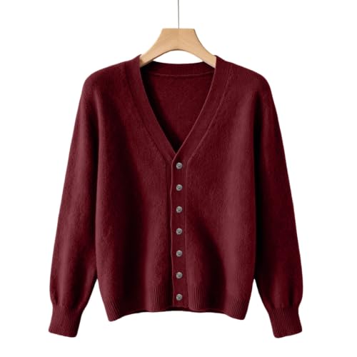 Cardigan Sweaters for Women V Neck Long Sleeve Knit Cardigans Shrug - image 5