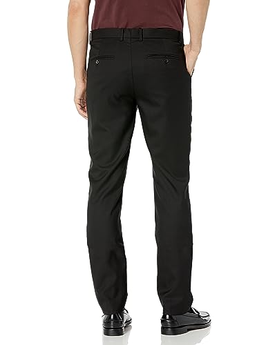 Isaac Mizrahi Men's Slim Fit Solid Textured Pant2