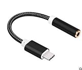 Chytaii Handy Adapter Auto Handy Musik Adapter USB Typ C Adapter für Xiaomi Huawei 3.5mm Adapter für Handy Multifunktional Aufladung beim Musik Hören