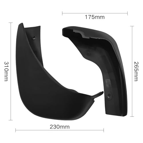 Protectores contra salpicaduras para Nissan Juke 2011-2015: kit de guardabarros completo 6