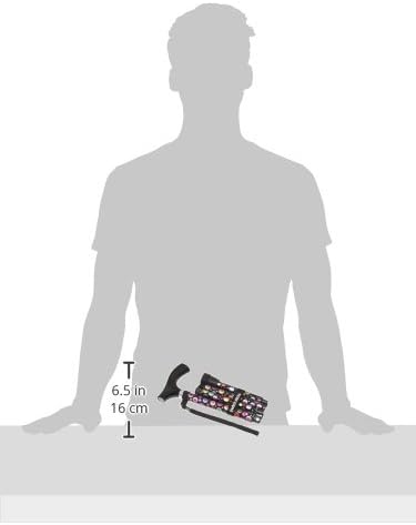 Miniatura 8 de Switch Sticks Bastón de caminar para hombres o mujeres, plegable y ajustable de 32 a 37 pulgadas, apto para FSA y HSA