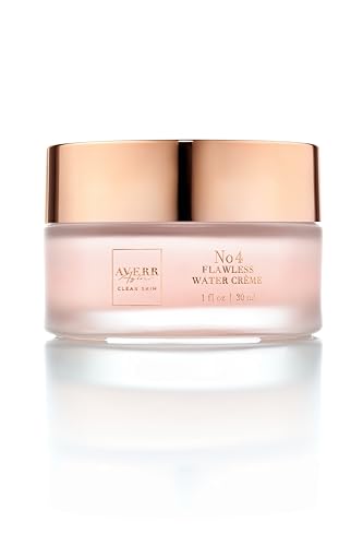 Averr Aglow Clear Skin Flawless Water Cream All Natural Ingredients Lightweight Moisturizing Cream