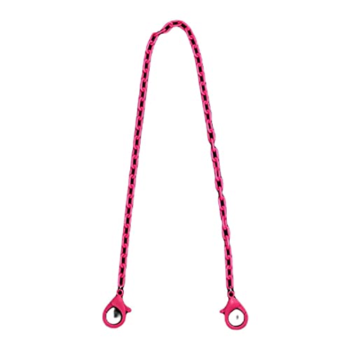 Plus Nao(プラスナオ) メガネチェーン グラスホルダー マスクチェーン マスクストラップ ネックレス レディース メンズ 眼鏡 落下 紛失防止 - ローズ