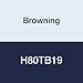Browning H80TB19 Roller Chain Sprocket, Single Strand, Taper Bore, Bushed, Hardened Steel, 80 Pitch, 19 Teeth
