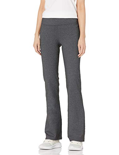 Skechers Women's Misses Walk Go Flex High Waisted 3 Pocket Flare Cut Pant, Heathered Gray, M