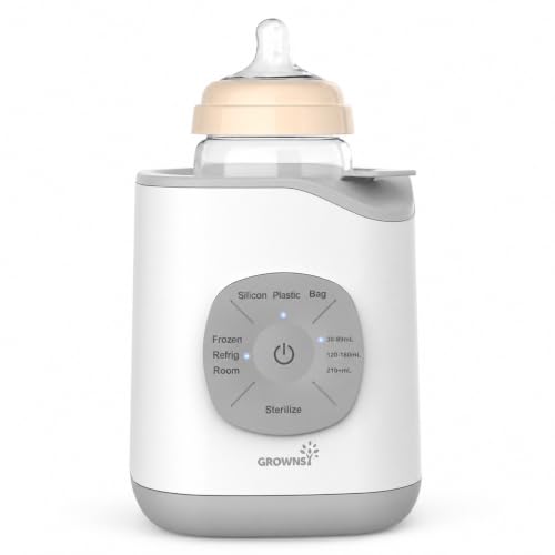Grownsy Flaschenwärmer Baby, Automatische Programme & Präzise Temperatur