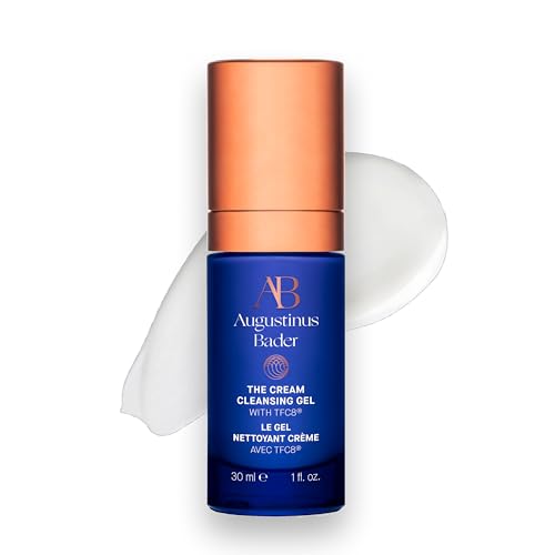 Augustinus Bader The Cream Cleansing Gel – Luxury Gentle Hydrating Face Cleanser – Removes Impurities & Excess Oil While Supporting Skin Barrier – Soothing & Non-Drying – 30 ml / 1 fl oz
