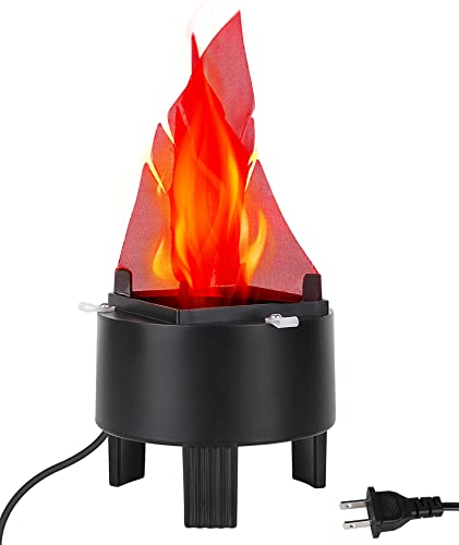 Coopay Fake Fire LED Artificial Flame Lamp Fake Fire Light Stage Effect LED Silk Flame Lamp Fake Campfire Lamp Prop Flame Light Fake Flames for Holiday, Party, Bar, Home Christmas Decoration Fire Lamp
