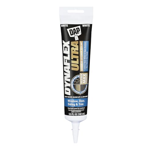 DAP Dynaflex Ultra Advanced Exterior Sealant, White, 5.5 Oz (7079818208)