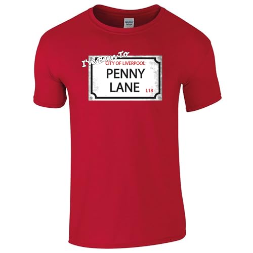I've Been to Penny Lane - Camiseta para adulto, rosso, XL
