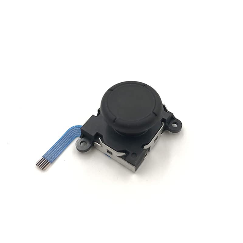 VKMKV 5 pcs Original 3D Pouce Stick Rocker Confortable Analogique Contrôleur Joystick for Nintendo Switch Lite NS Joy-Con Contrôleur (Color : Black)