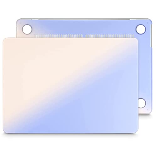 Image of Midkart Case Compatible with MacBook Air 13.6 inch M5 M4 M3 M2 Release 2026-2022 A3449 A3240 A3113 A2681 Hard Shell Cover Keyguard Dust Plugs for MacBook Air 13 inch Case, Cornflower Blue & Pink