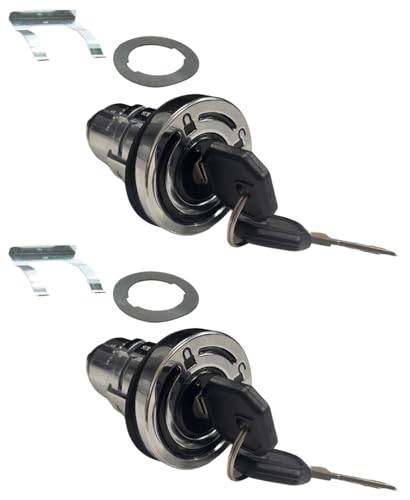 Weather Guard Replacement Truck Tool Box Push Button Locks (Features 2 Locks & Keys Compatible with 7748-2PK)