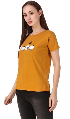 Image of NIVIK Printed Cotton T-Shirt for Women
