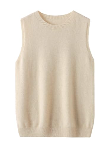 Breezy Lane Womens Wool Sweater Vest Knit Sleeveless Pullover Tank Top