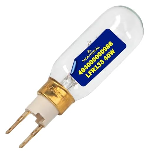 MONTERAL Glühbirne für Kühlschrank LFR133 230/240V 40W - Kühlschranklampe mit dem Originalcode 484000000986 für Whirlpool