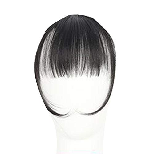 VONKY Mulheres Meninas Peruca Air Bangs Mini Traceless Invisible Light Falso Bangs Cabelo Pad Liu Ha