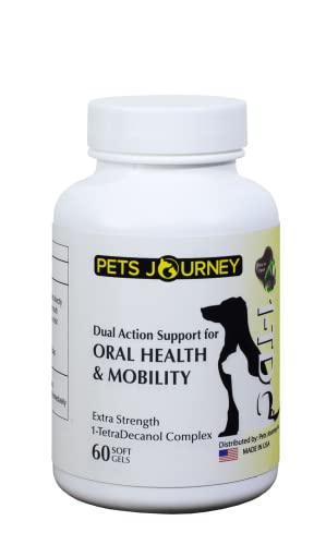 Pets Journey 1-TDC Dual Action Support for Oral Health & Mobility (60 ct)