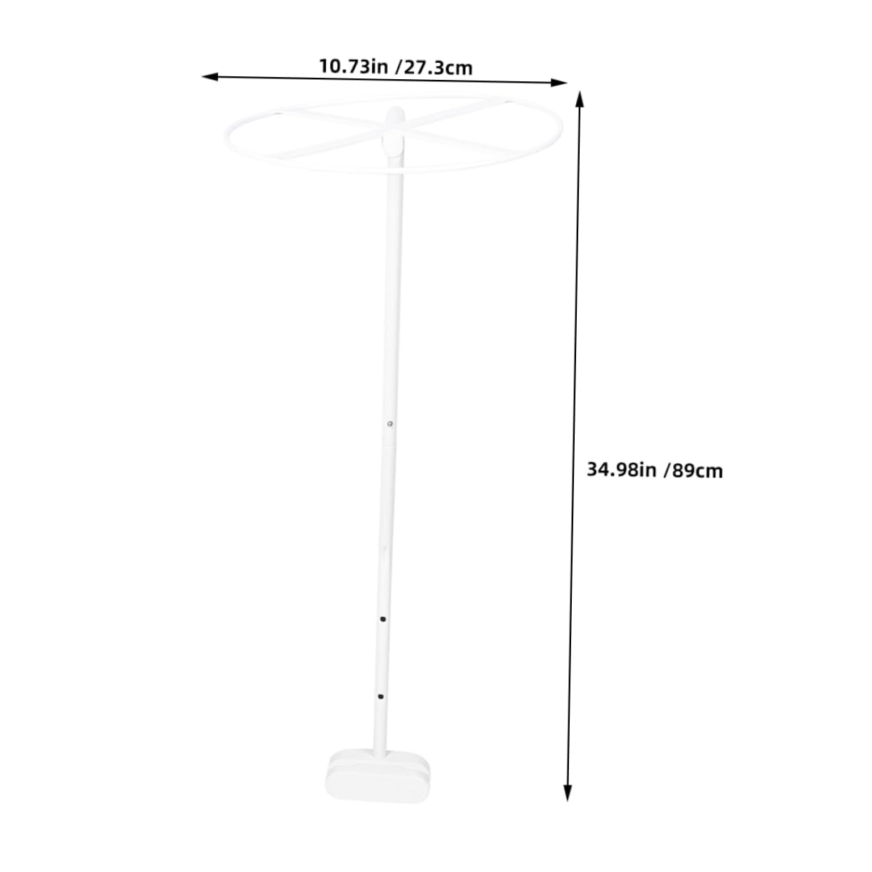 2 Set Supporti per Baldacchino Culla con Telaio Rete Zanzariera in Acciaio Facile da Montare e Smontare Supporto Rete Rimovibile per